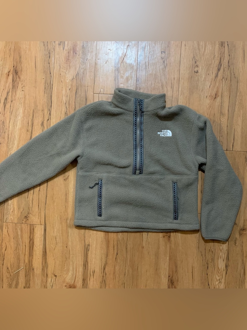 The north face fleece pullover jacket